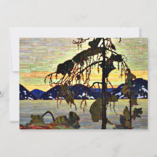Cartão Tom Thomson - O Jack Pine,