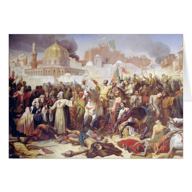 Cartão Tomada de Jerusalem (Frente Horizontal)