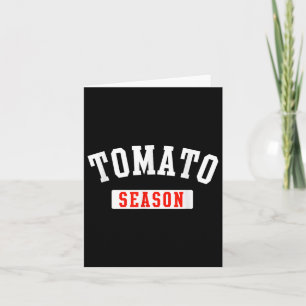 Cartão Tomate Season Engraçado Tomate Gardening Vegetable