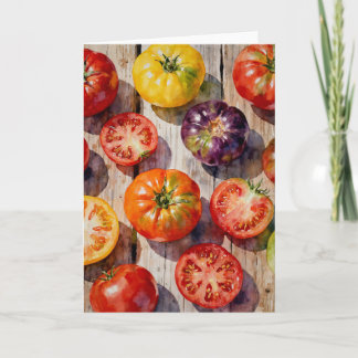 Cartão Tomates Antigos