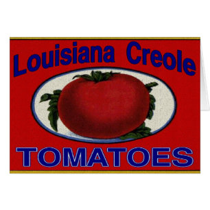 Cartão Tomates da Louisiana Creole