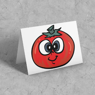 Cartão Tomato Face Greeting Cards
