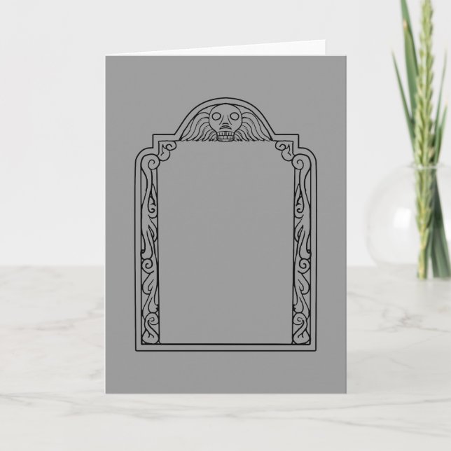 Cartão Tombstone (Frente)