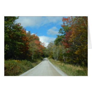 Cartão Tome a estrada aberta