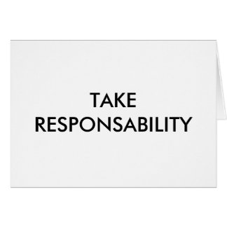 CARTÃO TOME A RESPONSABILIDADE