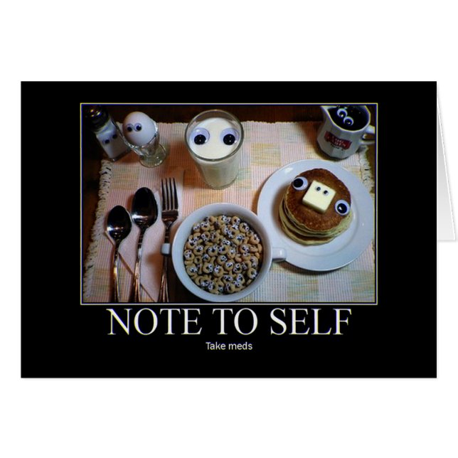 Cartão Tome Meds! (Frente Horizontal)