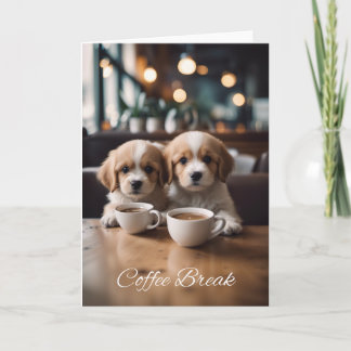 Cartão Tome tempo com os amigos - vazio dentro