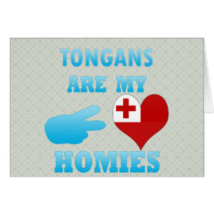 Cartão Tongans são meus Homies
