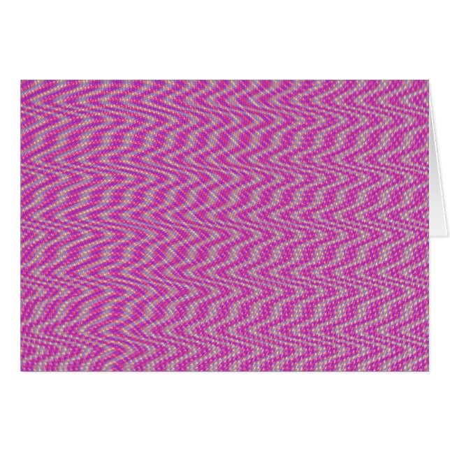 Cartão Tontura rosa (Frente Horizontal)