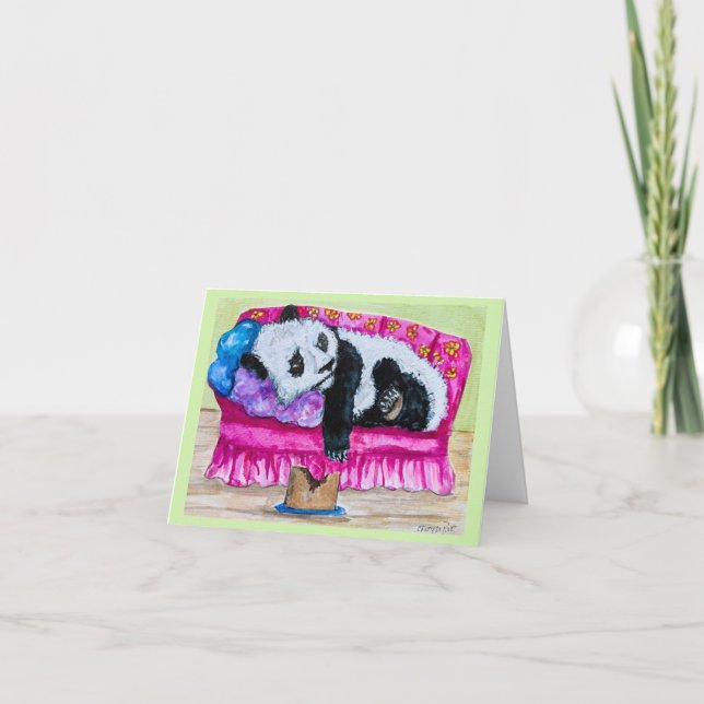 Cartão Too Much Cake? (Frente)