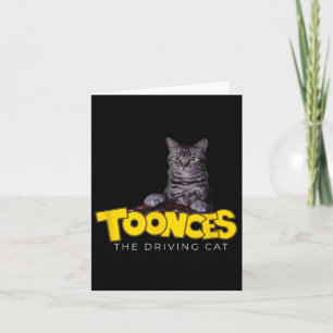 Cartão Toonces O Gato Condutor