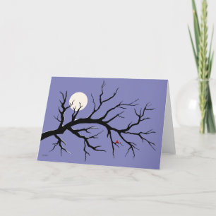 Cartão Toque de vermelho