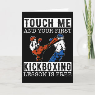 Cartão Toque-me E Sua Primeira Aula De Kickboxing É Gráti