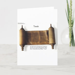 Cartão Torah "If Not For Myself" Wisdom Quote Gifts & Tee