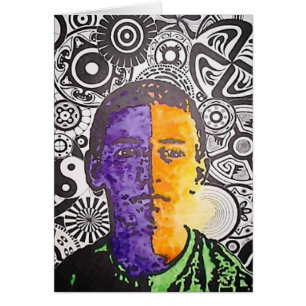 Cartão Torcido e rasgado