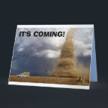 CARTÃO TORNADO FUNNY BIRTHDAY CARDS<br><div class="desc">CARTÃO DE ANIVERSÁRIO TORNADO</div>