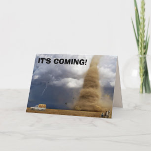 CARTÃO TORNADO FUNNY BIRTHDAY CARDS