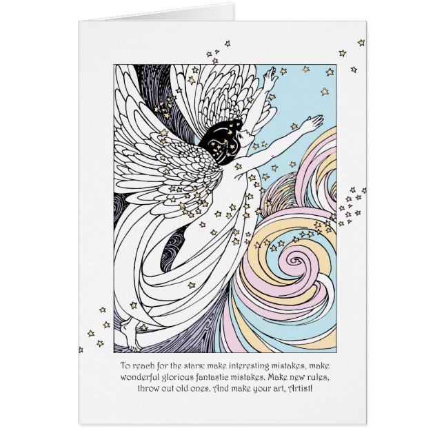 Cartão Tornar Anjo de Arte (Frente)