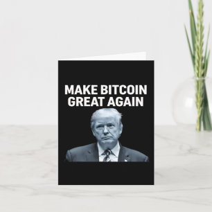 Cartão Torne O Excelente Bitmoney Novamente Engraçado Tru