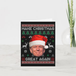 Cartão Torne o Excelente de Natal Novamente Engraçado Suo