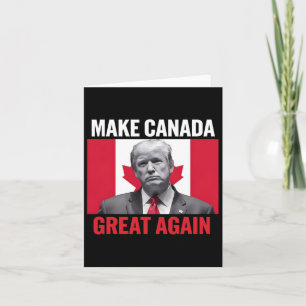 Cartão Torne o Excelente do Canadá novamente engraçado Ba