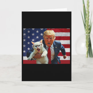 Cartão Torne os Gatos Seguros Novamente Trump Gatos Para