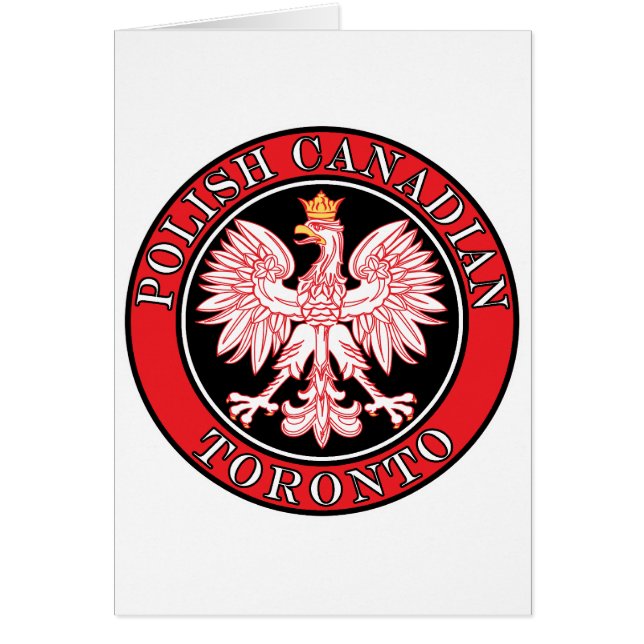 Cartão Toronto Polska Eagle (Frente)