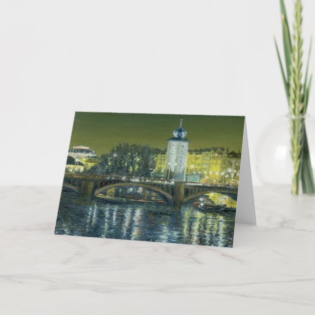 Cartão "Torre Água Šitkov" (Frente)