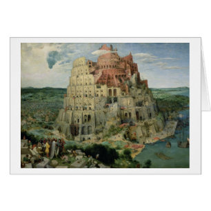 Cartão Torre de Babel, 1563 (óleo no painel)