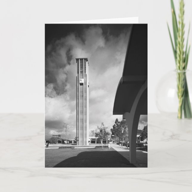 Cartão Torre de Bell com os arcos na construção de (Frente)