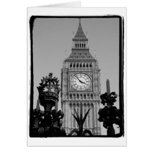 Cartão Torre de Big Ben