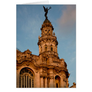 Cartão Torre de edifício antigo, Havana, Cuba