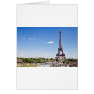 Cartão torre de eiffel