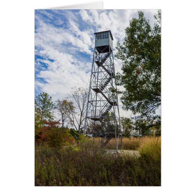 Cartão Torre de Fogo em Execução (Frente)