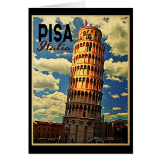 Cartão Torre de Pisa Itália