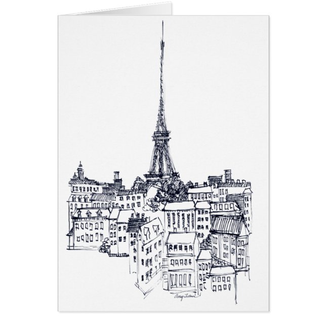 Cartão Torre Eiffel (Frente)