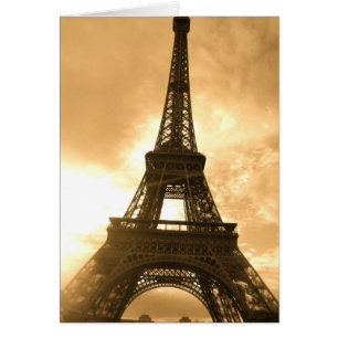 Cartão Torre Eiffel