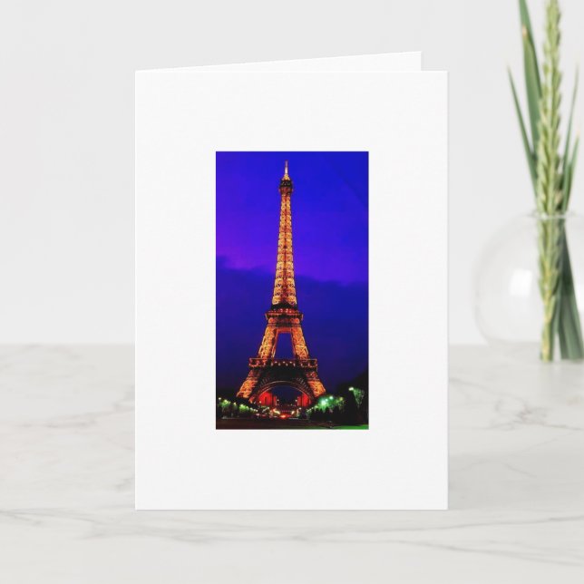 Cartão Torre Eiffel (Frente)