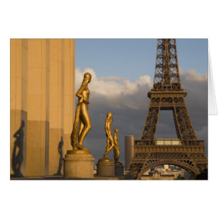 Cartão Torre Eiffel do Palácio de Chaillot, Paris,