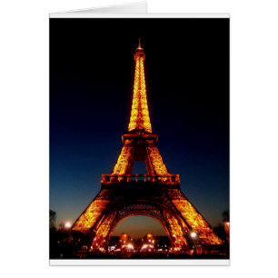 Cartão Torre Eiffel em Paris