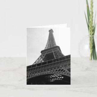 Cartão Torre Eiffel - notecards vazios