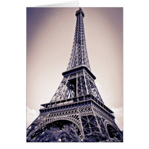 Cartão Torre Eiffel, Paris, França