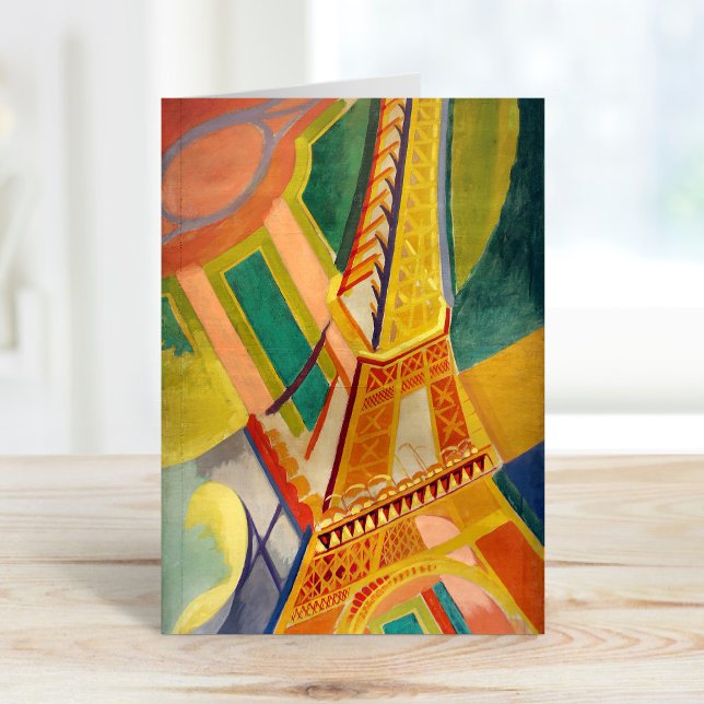 Cartão Torre Eiffel | Robert Delaunay (Criador carregado)