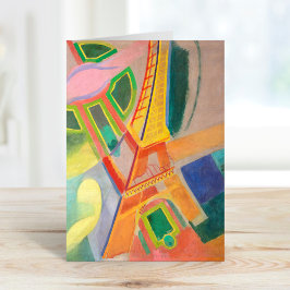 Cartão Torre Eiffel | Robert Delaunay