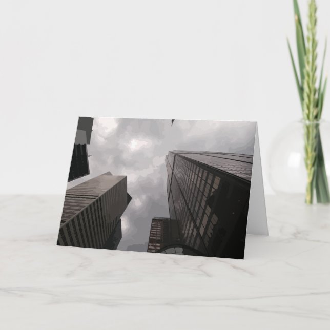 Cartão Torre na cidade. (Frente)