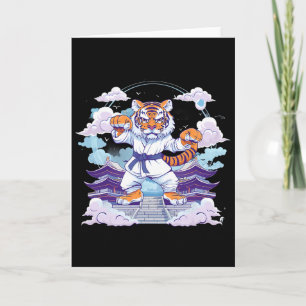 Cartão Torre Pagode do Tigre Kung Fu Judô Mma Taekwondo C