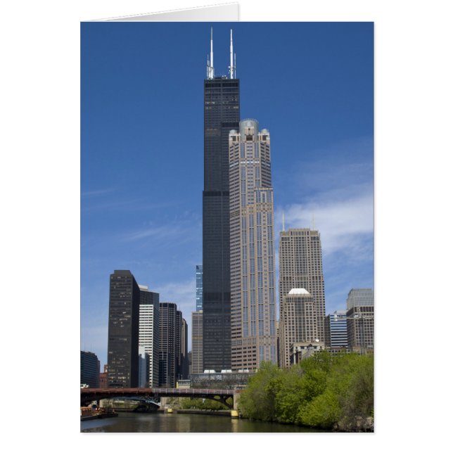 Cartão Torre Willis (anteriormente a Torre Sears) (Frente)