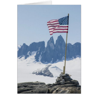 Cartão Torres de Juneau Icefield Taku (vazio para dentro)