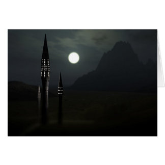 Cartão Torres escuras (cartão)