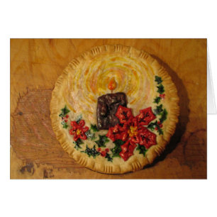 Cartão Torta da vela